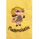 Tablier jaune "Mademoiselle"